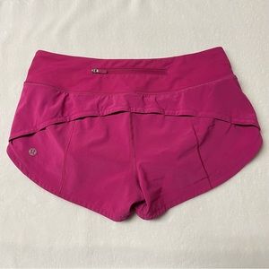 Lululemon Speed Up Short 2.5” Size 4